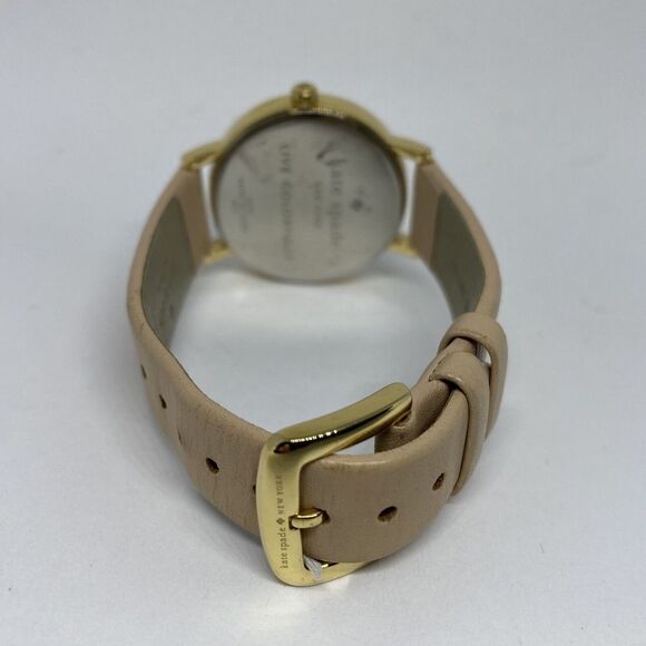 Kate Spade New York 0073 Women\'s Beige Leather Analog Dial Quartz Watch MP31